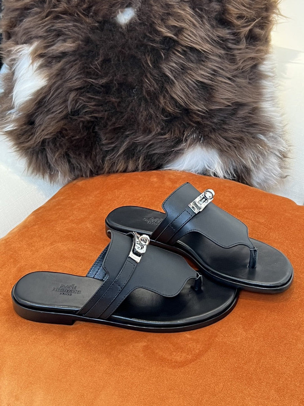 Hermes Elixir Neo Sandal Black