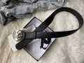 Gucci Belt With Double G Buckle Black