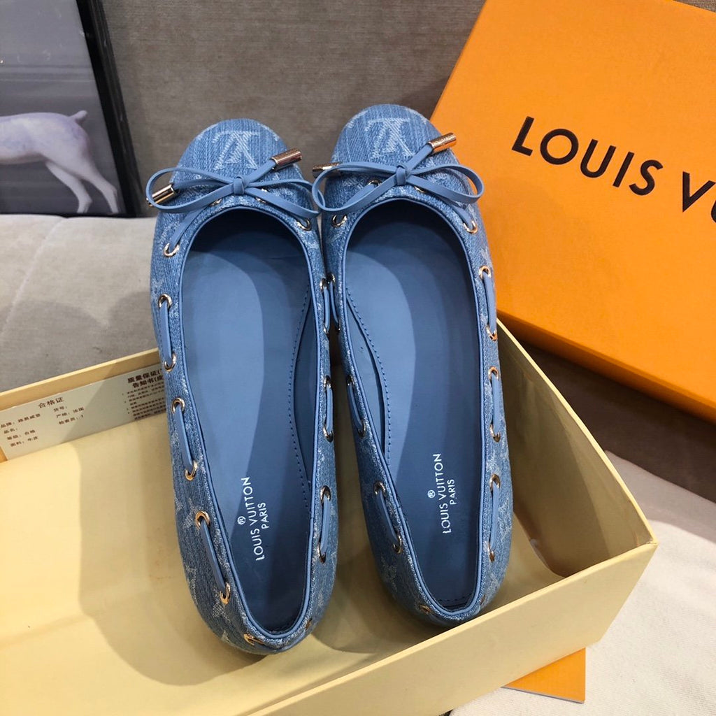 Louis Vuitton Gloria Flat Loafer Blue