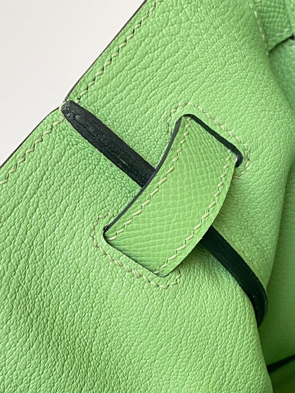 Hermes Birkin 30 Nata Swift Silver Hardware Green