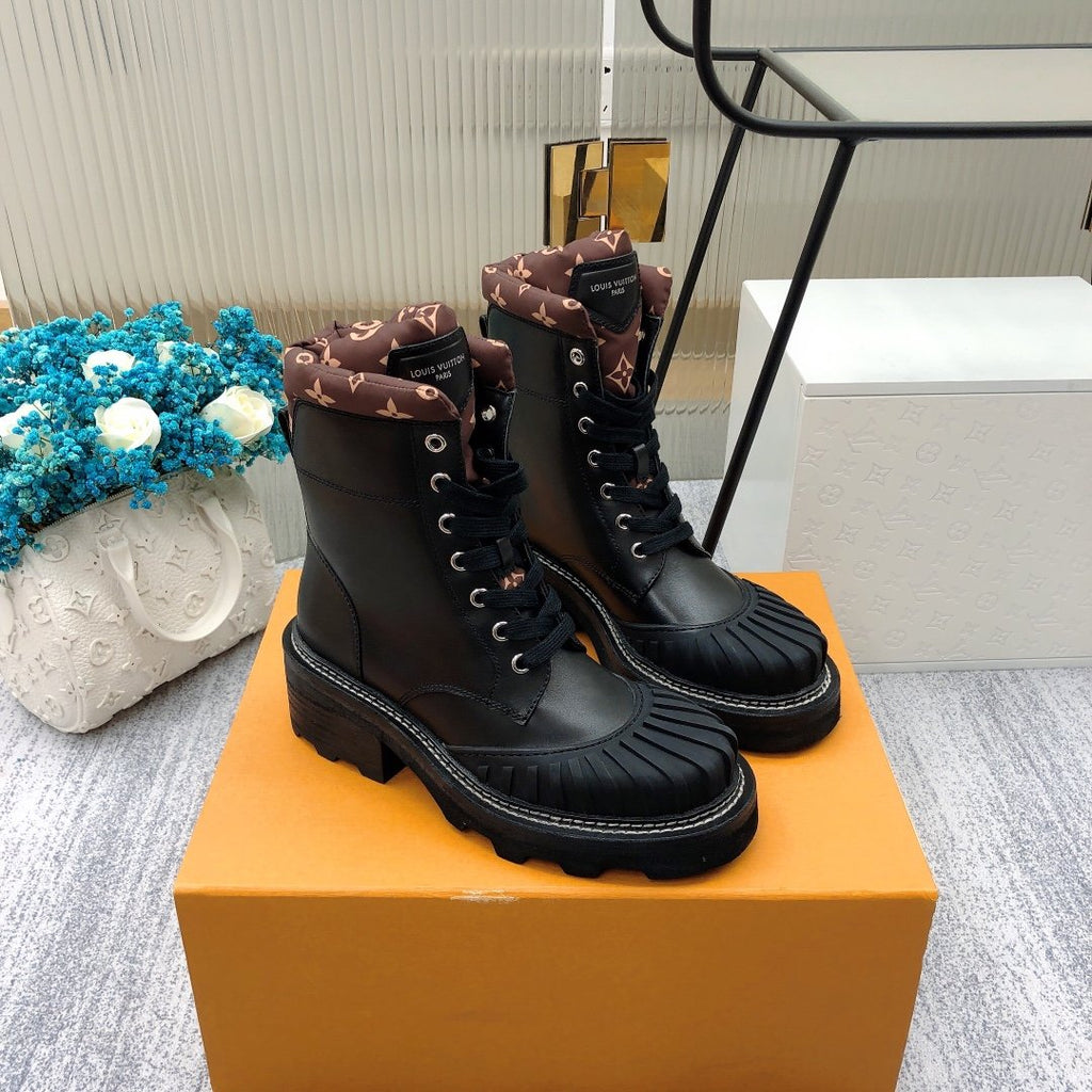 Louis Vuitton Beaubourg Ankle Boot Black