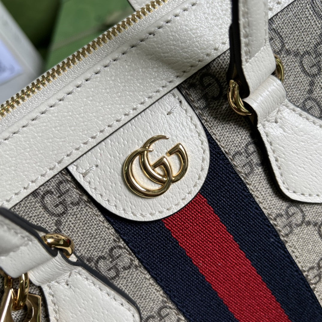 Gucci Ophidia GG Medium Tote Bag 33cm Beige