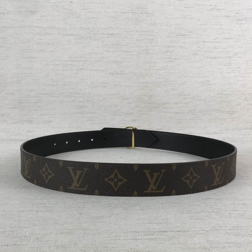 Louis Vuitton Cricle LV Initiales Belt Black