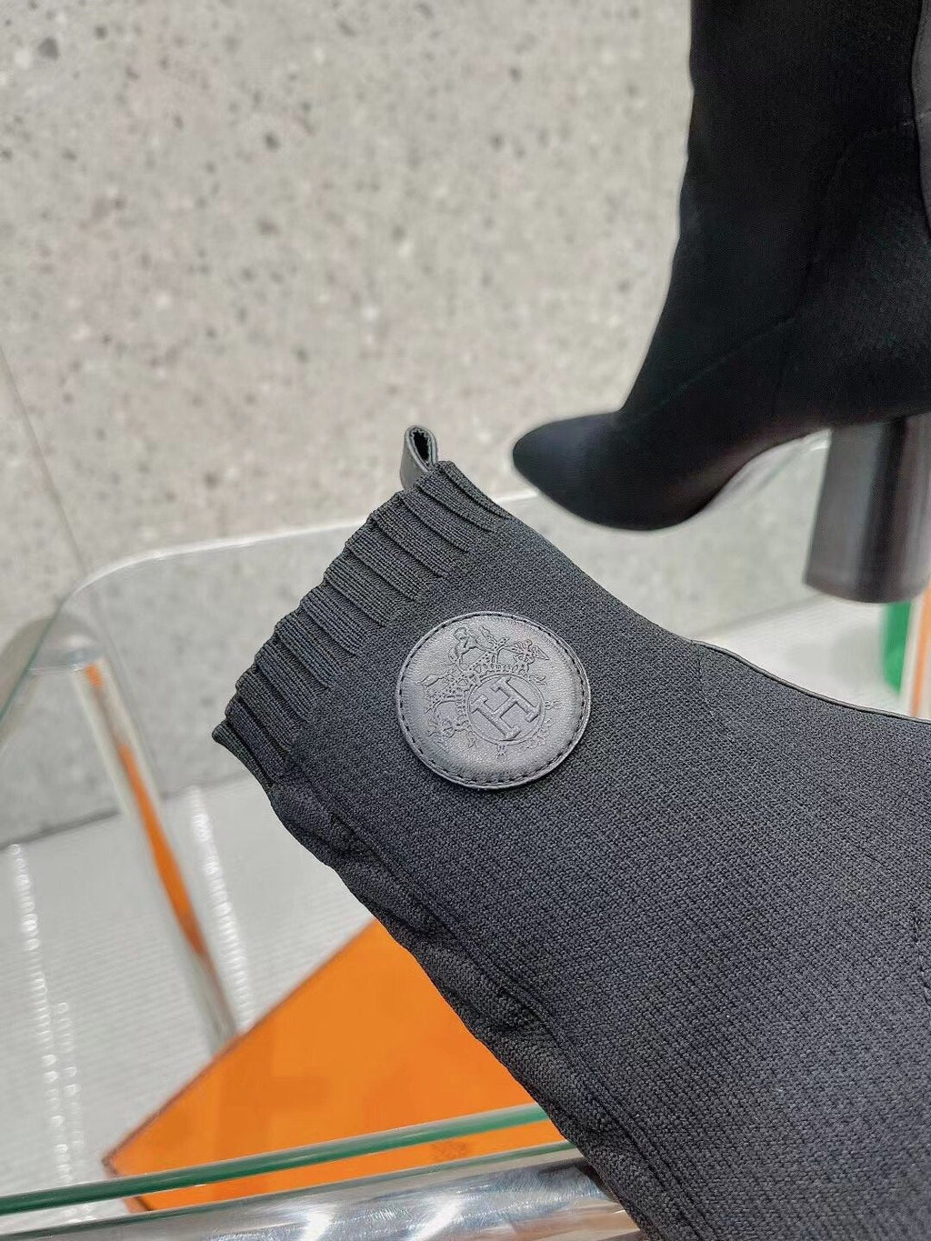 Hermes Volver 90 Ankle Boot Black