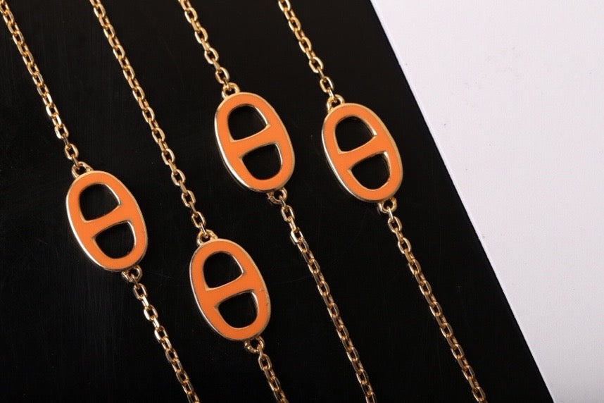 Hermes Necklace Gold