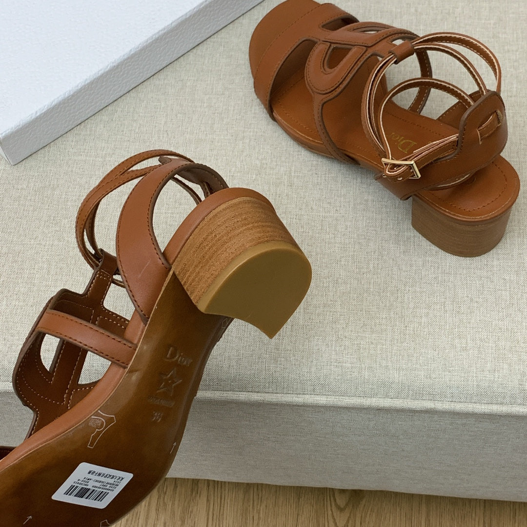 DiorAct Sandal 1.7 Inches Brown