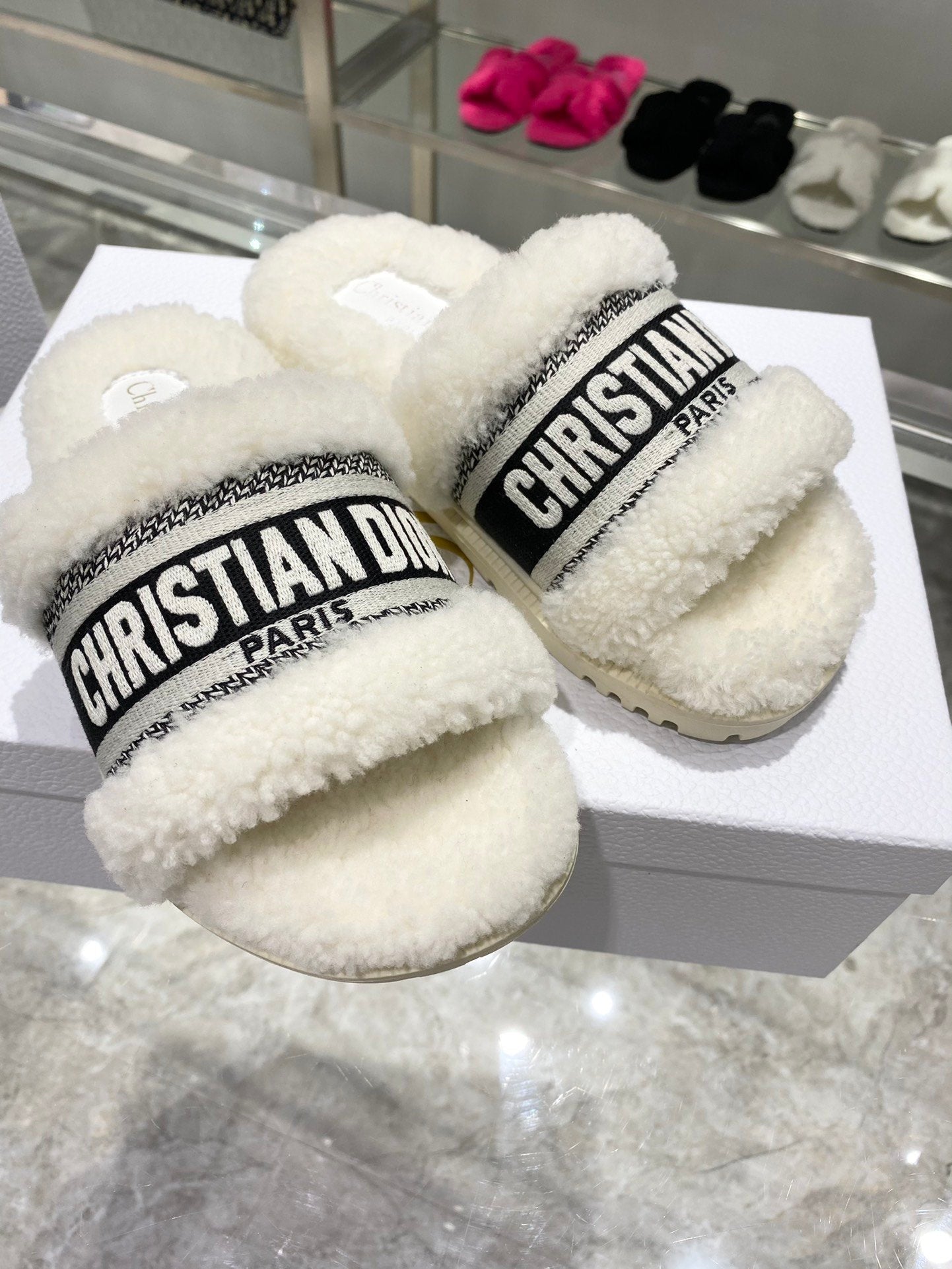 Dior Chez Moi Slide White