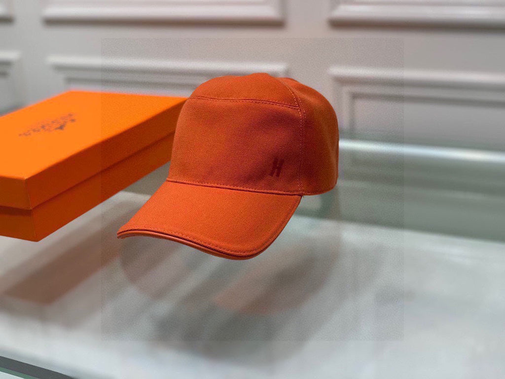 Hermes Davis H Primavera Cap Orange