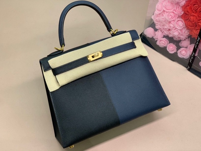 Hermes Epson Bi Color Custom 28cm Black/Blue