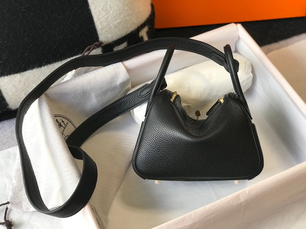 Hermes Lindy Mini 19cm Black Bag