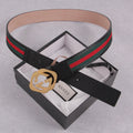 Gucci Belt With Double G Buckle Black