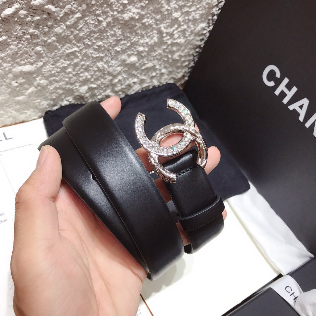 Chanel Belt With Double C Buckle