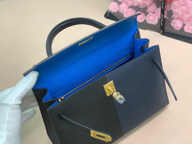 Hermes Epson Bi Color Custom 28cm Black/Blue