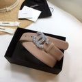 Chanel Belt With Beaded Buckle Pink