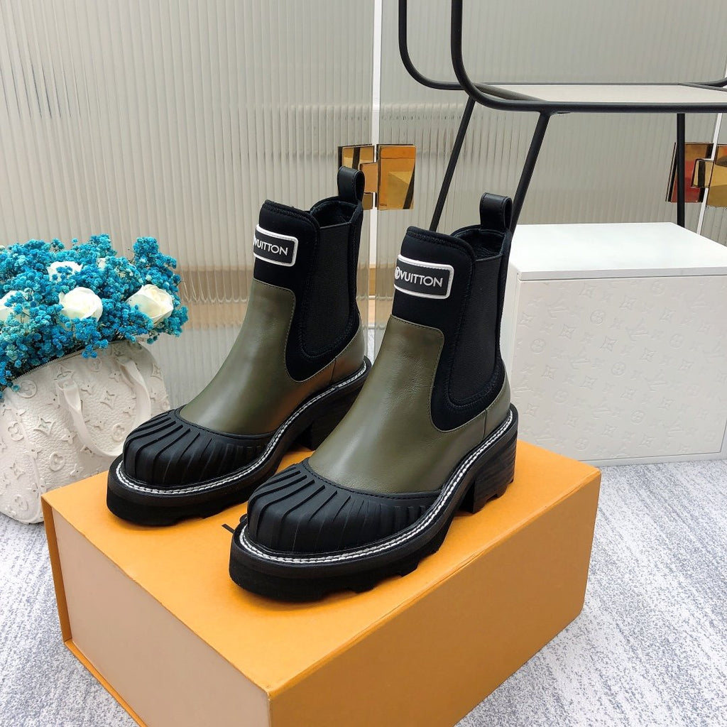 Louis Vuitton Beaubourg Ankle Boot Black