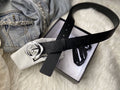 Gucci Belt With Double G Buckle Black