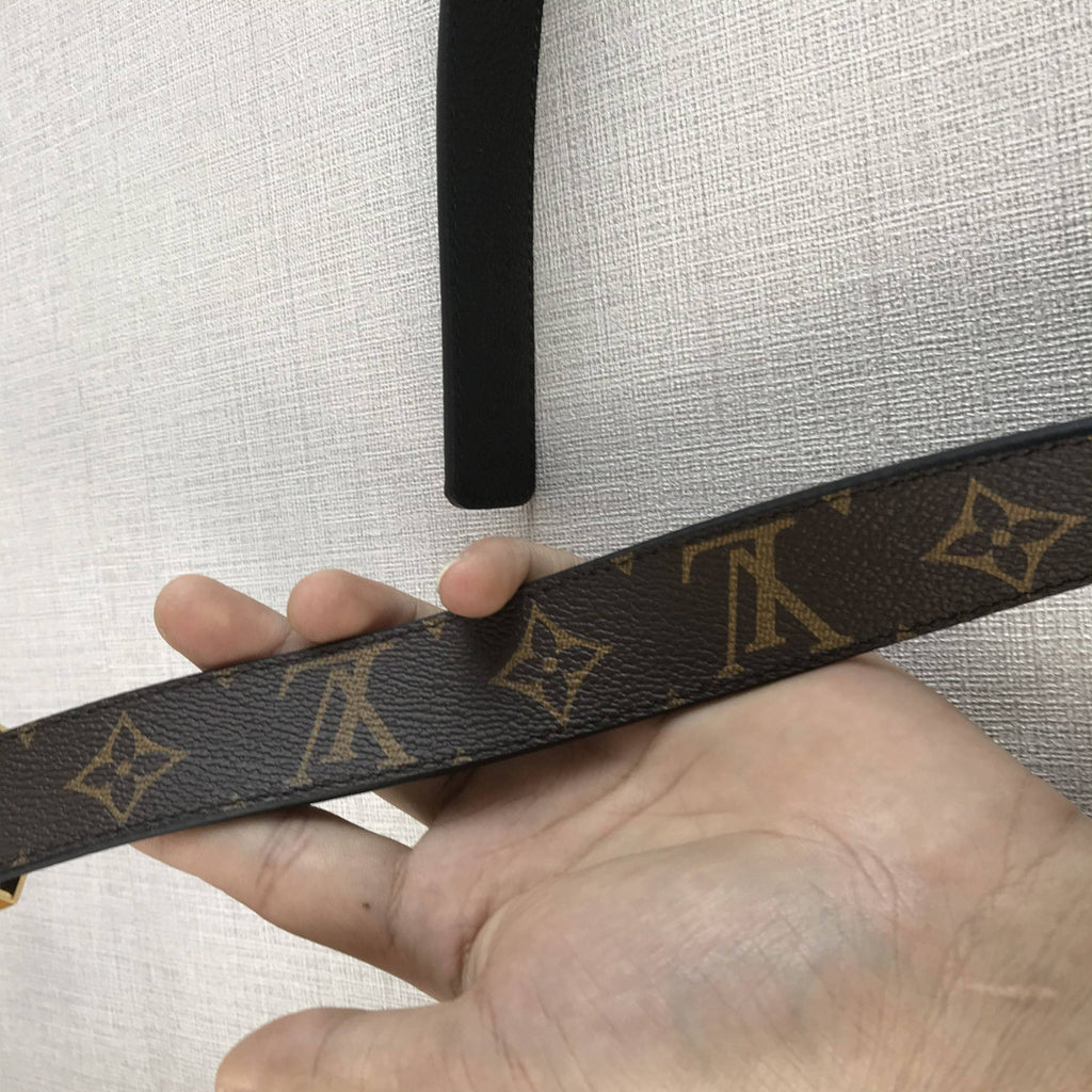 Louis Vuitton LV Initiales Reversible Belt Black