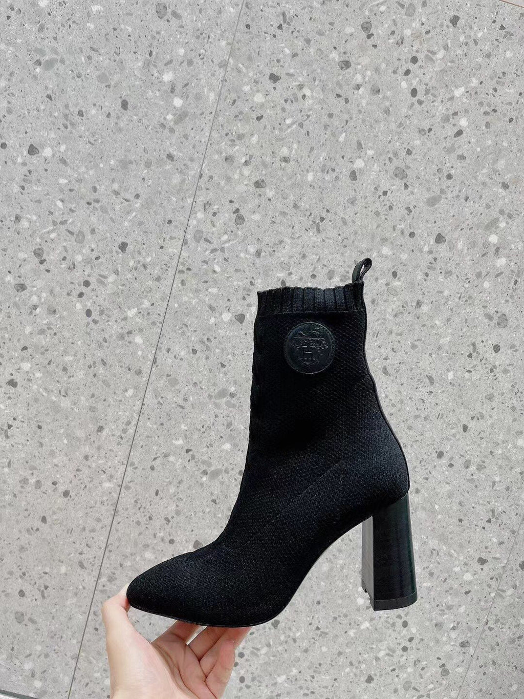 Hermes Volver 90 Ankle Boot Black