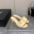 Chanel Mules Beige