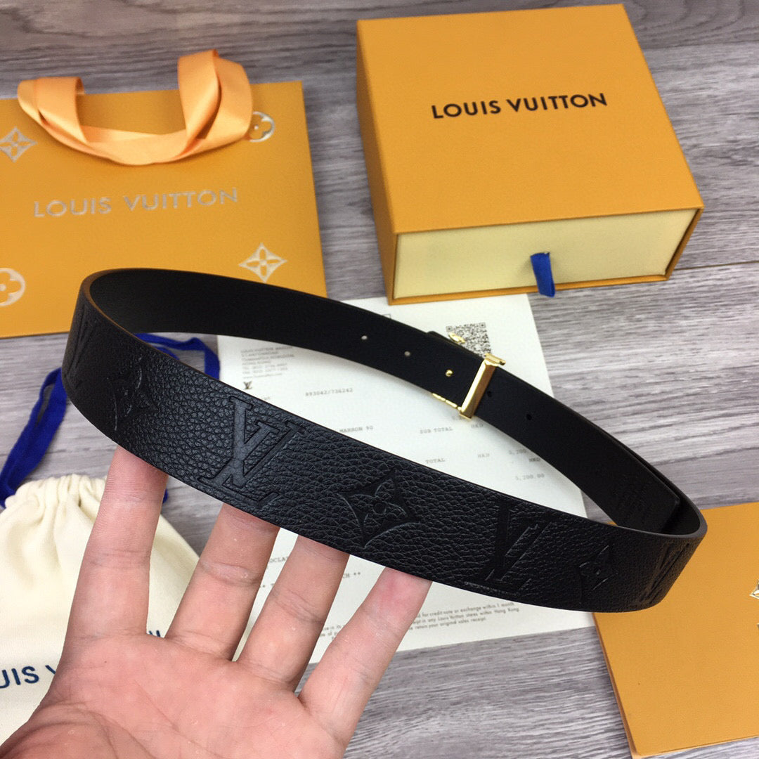 Louis Vuitton Iconic Reversible Belt Black