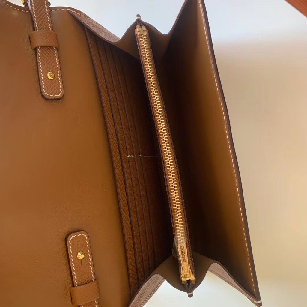 Hermes Constance Togo 21cm Brown
