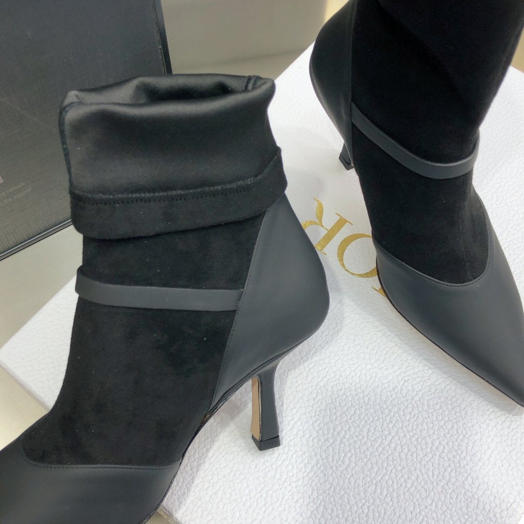 Dior Attract Heeled Ankle Boot Black