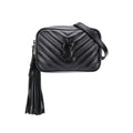 Saint Laurent Camera Belt Lou Monogram Noir Black Leather Messenger Bag