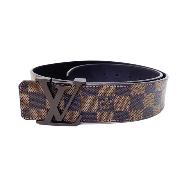 Louis Vuitton Brown Damier Ebene 40mm Lv Initiales 85 34 Belt