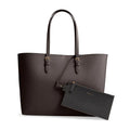 Saint Laurent Monogram Medium Shopping Bouclé Grey Leather Tote