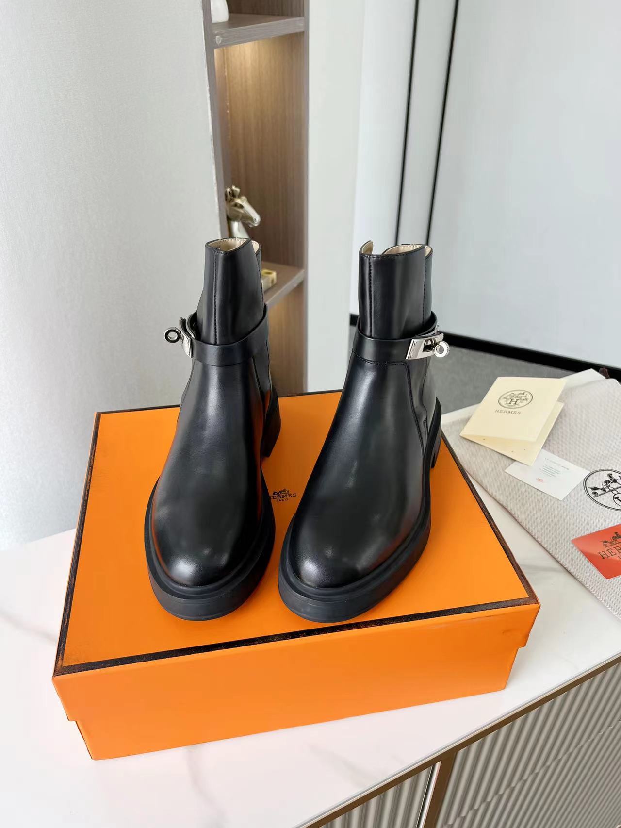 Hermes Neo Ankle Boot Black