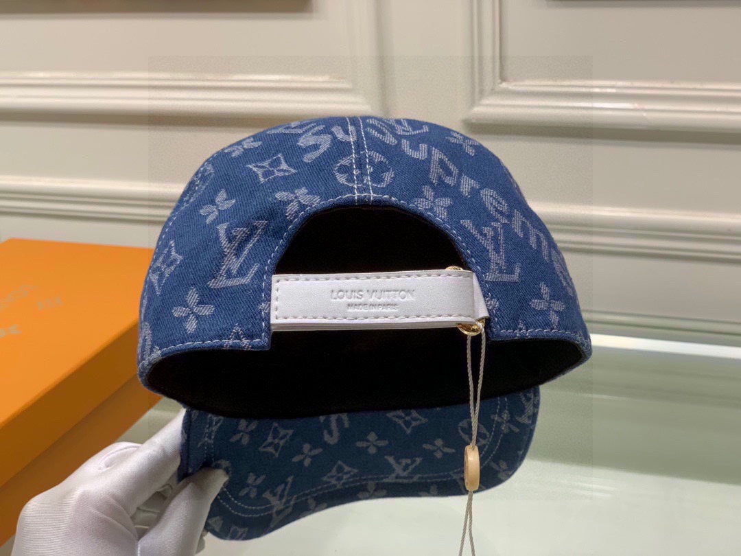 Louis Vuitton Get Ready Supreme Cap Blue