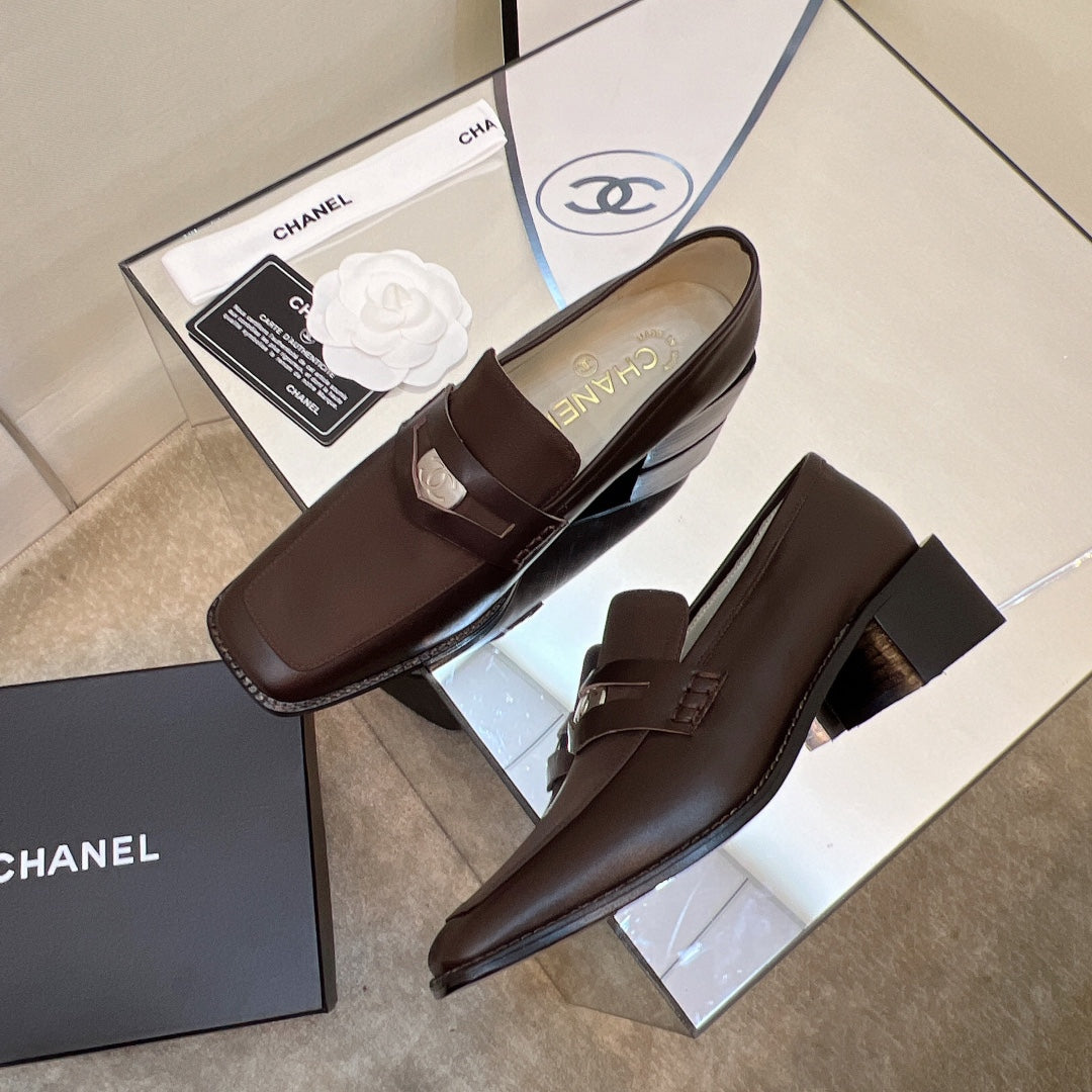 Chanel Loafers Brown