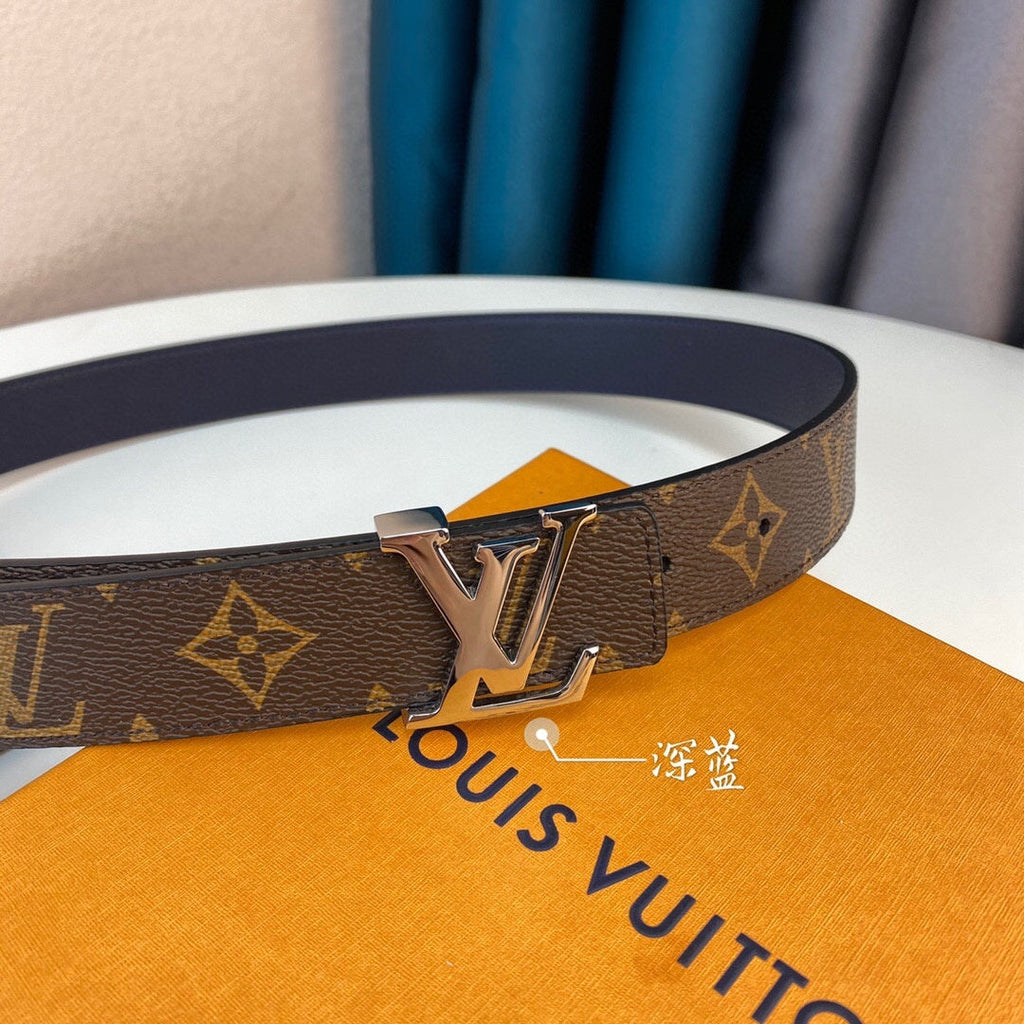 Louis Vuitton LV Initiales Belt Brown