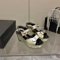 Chanel Sandals Gold