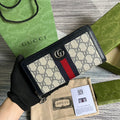 Gucci Ophidia GG Zip Around Wallet 19cm