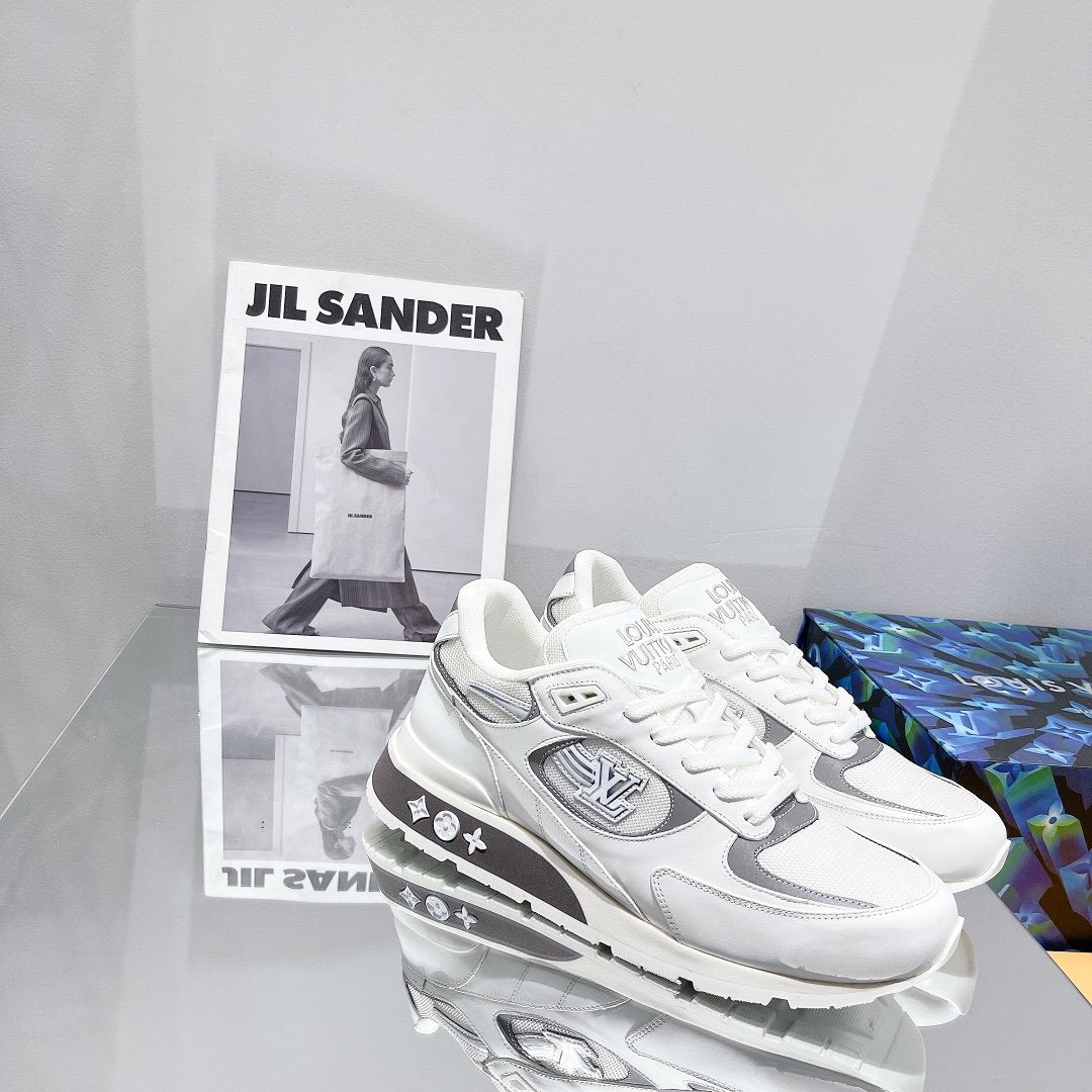 Louis Vuitton Run Sneaker White