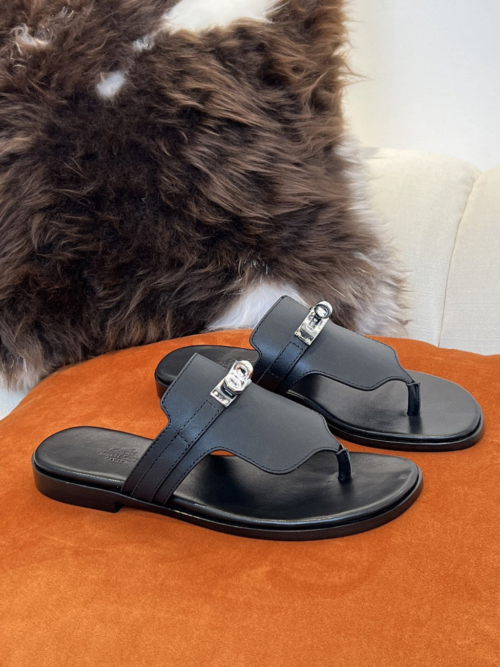 Hermes Elixir Neo Sandal Black