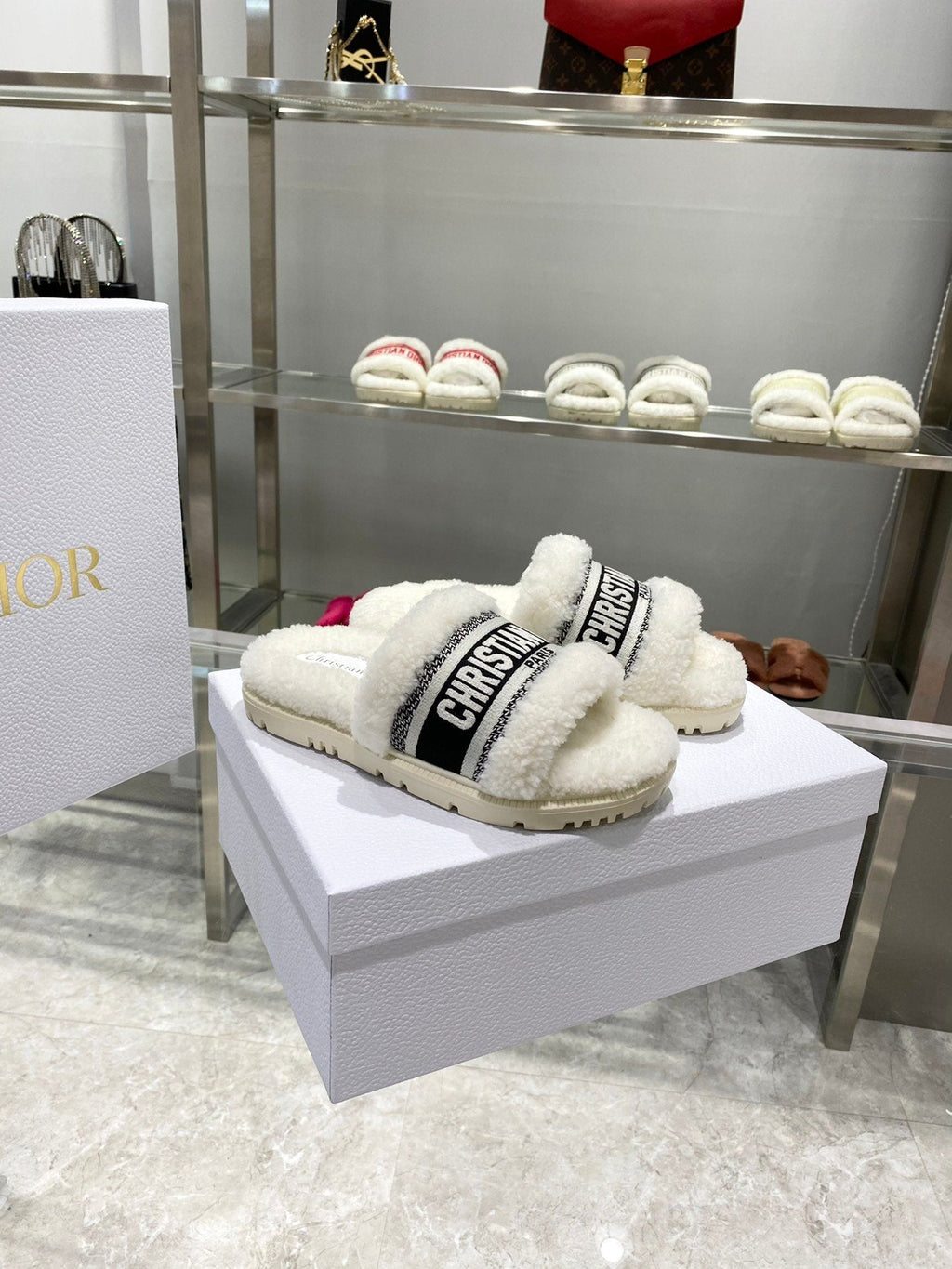 Dior Chez Moi Slide White
