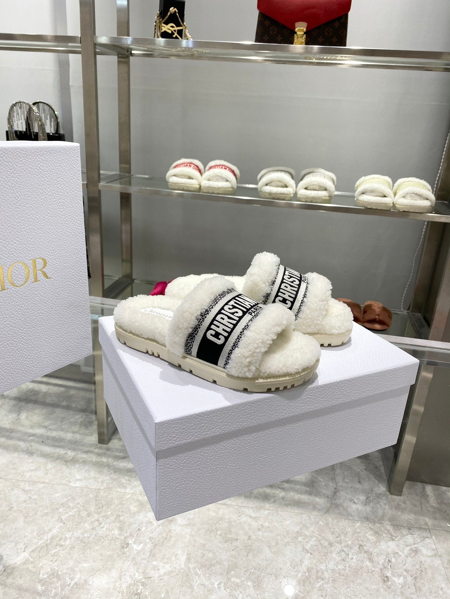 Dior Chez Moi Slide White