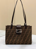 Fendi Baguette Tote 28cm Brown