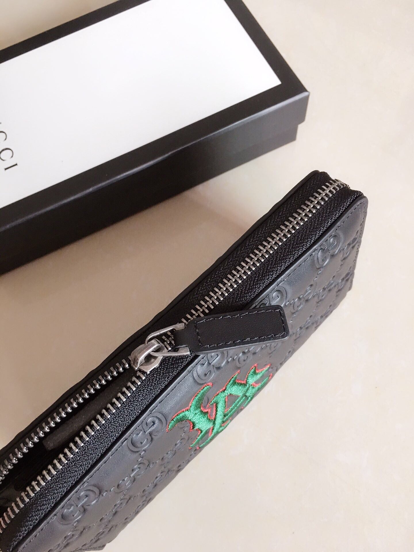 Gucci Ophidia GG Zip Around Wallet 19cm