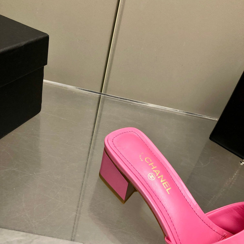 Chanel Mules Pink