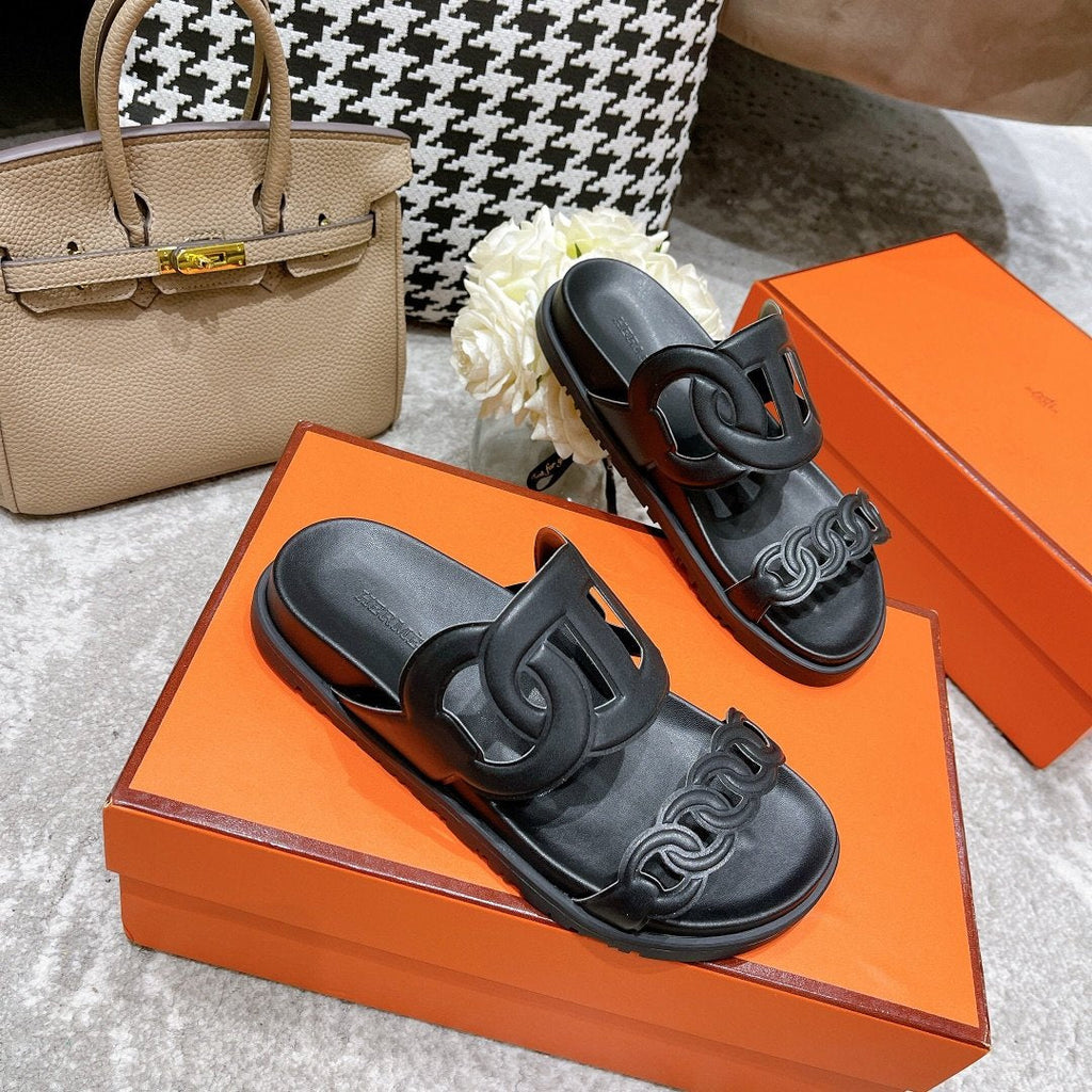 Hermes Extra Sandal Black