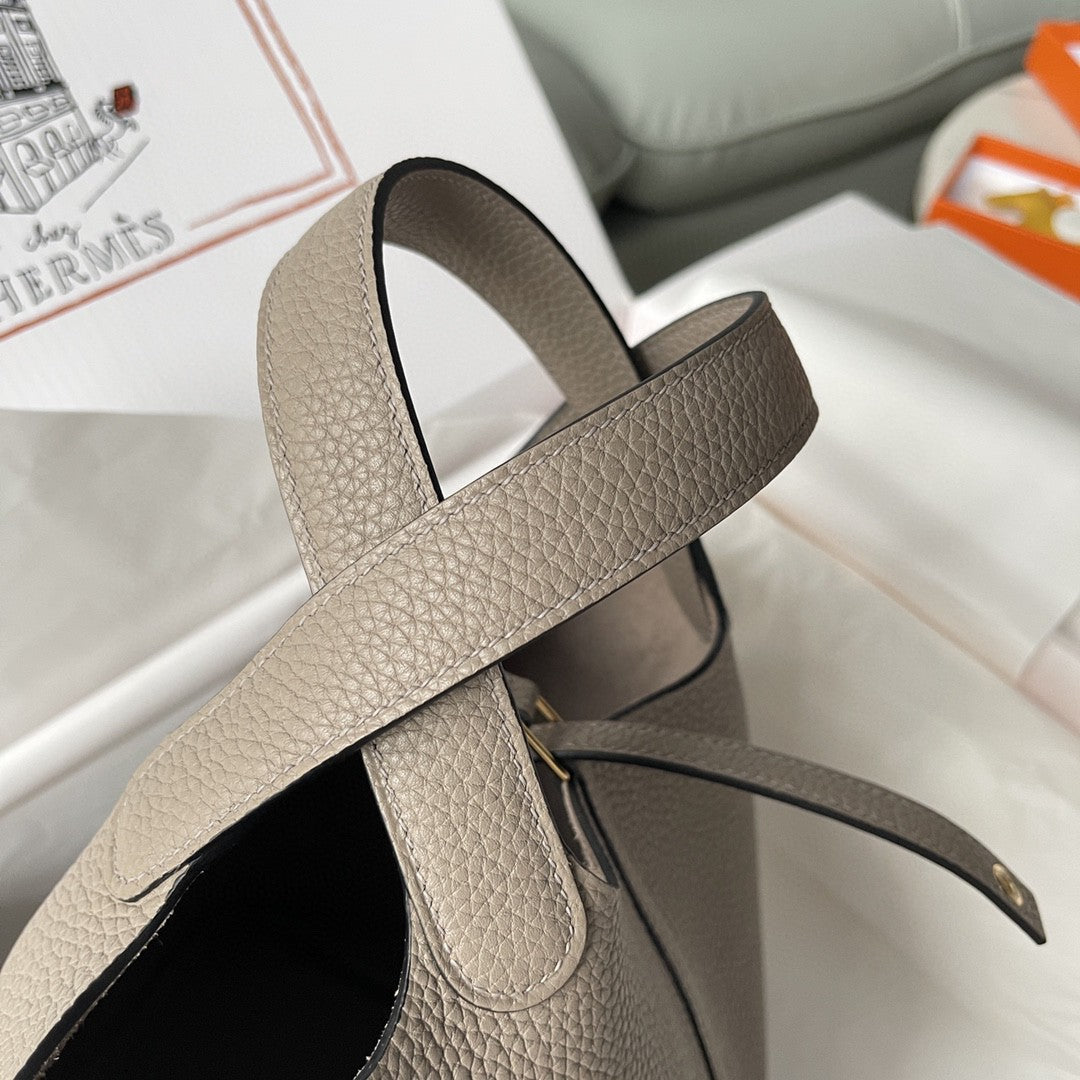 Hermes Picotin Lock 18 Bag Greige