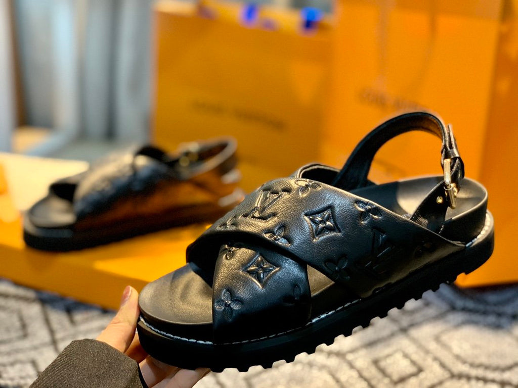 Louis Vuitton Paseo FlatComfort Sandal Black