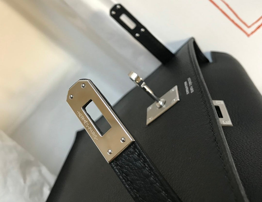 Hermes Handle Bag 22cm Black