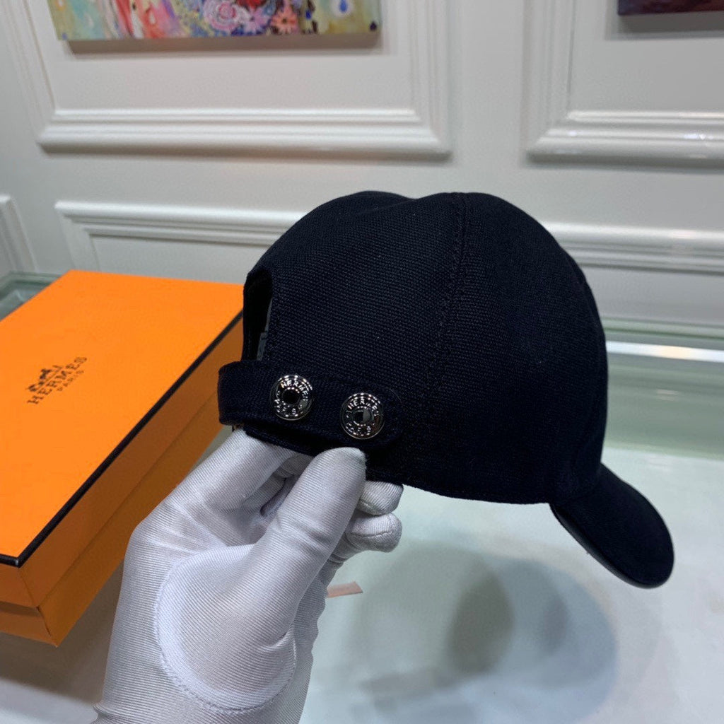 Hermes Davis H Primavera Cap Black
