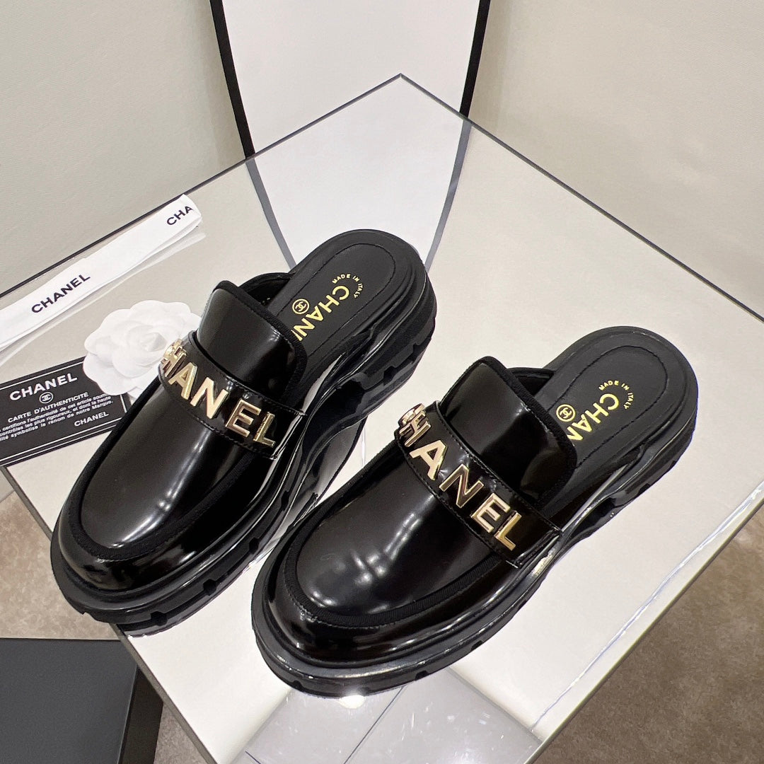 Chanel Mule Black