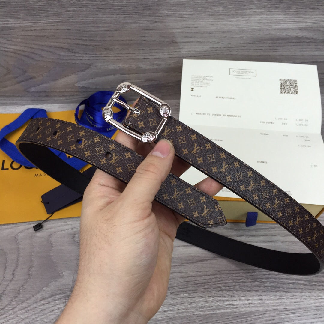 Louis Vuitton LV Malletier Belt Black