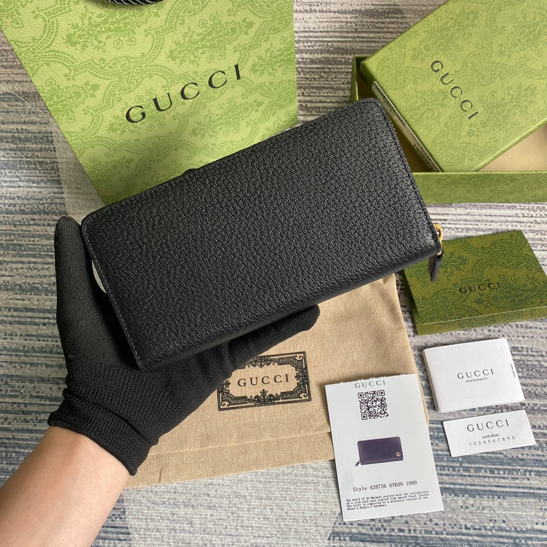 Gucci Ophidia GG Zip Around Wallet 19cm